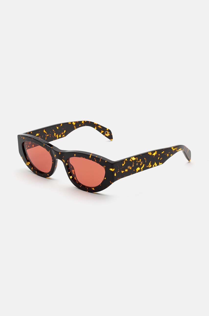 Sončna očala Marni Marni Rainbow Mountains Sunglasses Rjava | EYMRN00005.005.VGO, 0