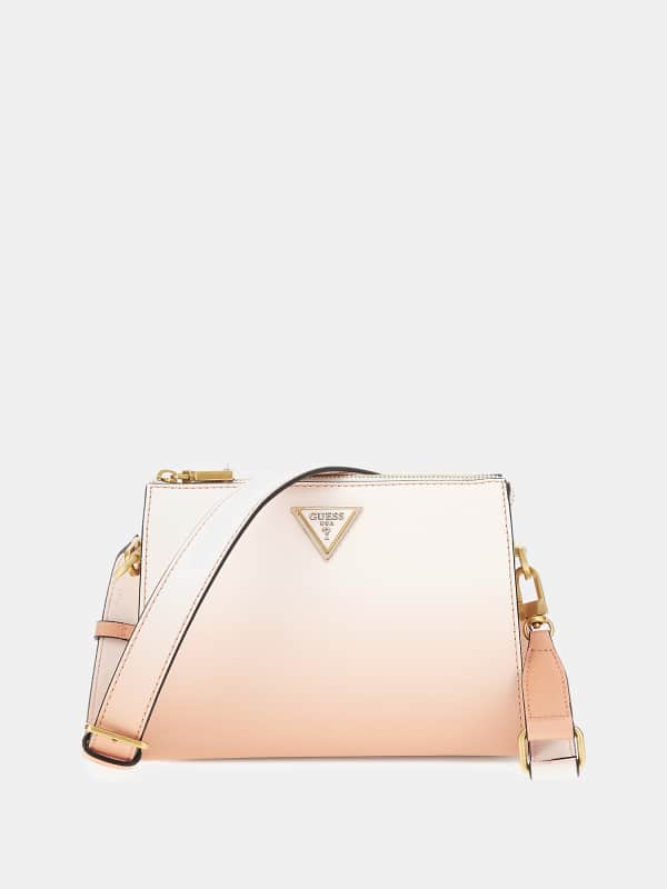 Torbica GUESS Lossie Saffiano Mini Crossbody Bež | HWVO9231120
