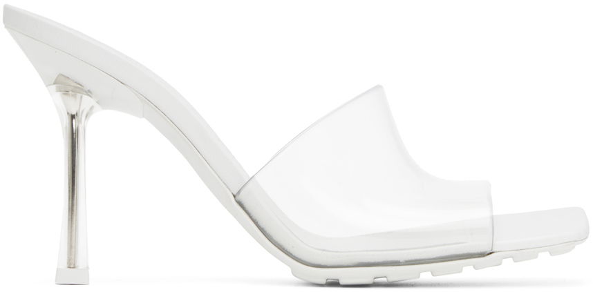 Superge in čevlji Bottega Veneta Stretch Mules "Transparent" Bela | 708896 V2AS0, 0