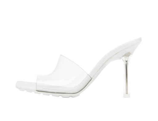 Superge in čevlji Bottega Veneta Stretch Mules "Transparent" Bela | 708896 V2AS0
