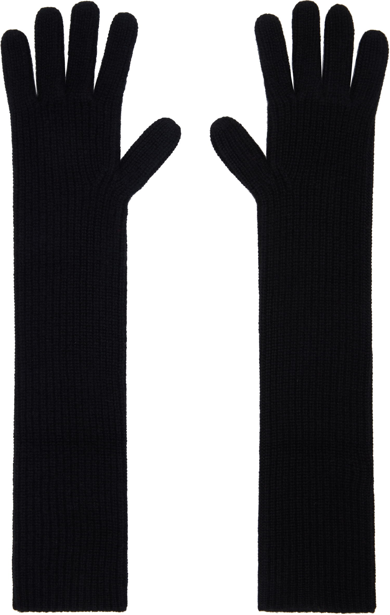 Rokavice Loulou de Saison Loulou de Saison Milos Cashmere Long Gloves Črna | MILOS, 0