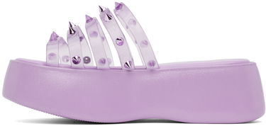 Nega čevljev Jean Paul Gaultier Jean Paul Gaultier Melissa Edition 'The Becky Punk Love' Platform Slides Lila | 23/12-F-CS002-X033-29, 2