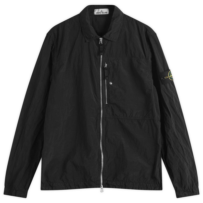 Srajce Stone Island Nylon Metal Shirt Jacket, Size Large Črna | K1S151200005-V0029