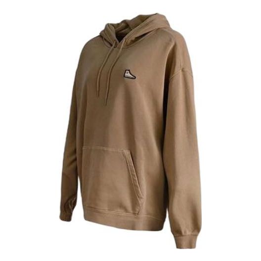 Pulover Converse Loose Fit Patch Hoodie Rjava | 10025457-A03
