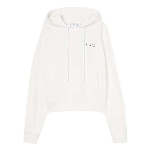 Pulover Off-White Caravaggio Painting Hoodie Bela | OMBB037C99FLE0040110