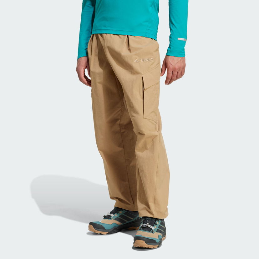 Cargo hlače adidas Performance Terrex Xploric Cargo Hiking Pants Bež | JM7424