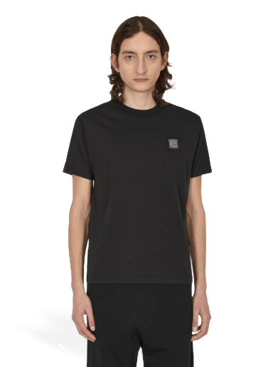 Majica Stone Island Garment Dyed Logo T-Shirt Črna | MO101523757 A0029