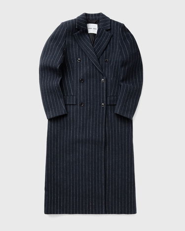 Plašči Samsoe Samsoe Double-Breasted Pinstripe Coat Mornarica | F24900016-CLR002321, 0