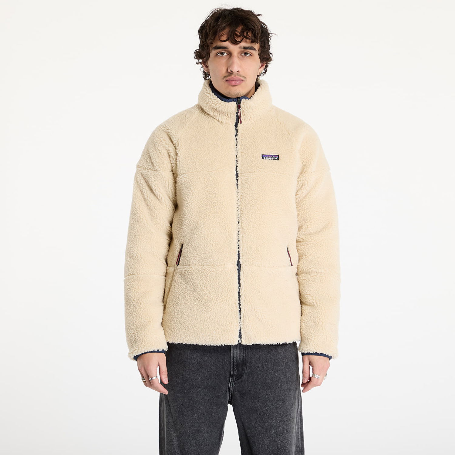 Puhovka Patagonia Reversible Silent Down Jacket Mornarica | 20670-NENA, 1