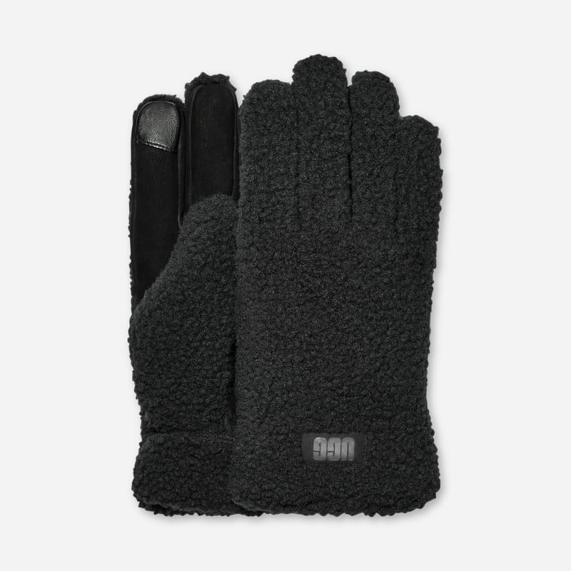 Rokavice UGG Polyester Fleece Gloves Črna | 101066-BLK, 0