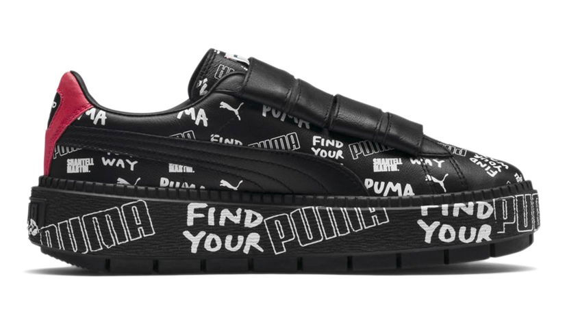 Superge in čevlji Puma Platform Trace Strap Črna | 366533-02