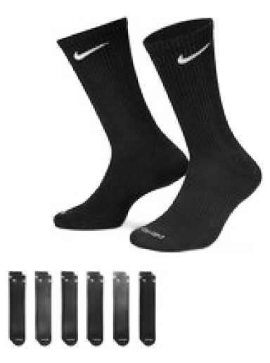 Spodnje perilo in nogavice Nike Everyday Plus Cushioned Training Crew Socks 6-pack Črna | SX6897-010