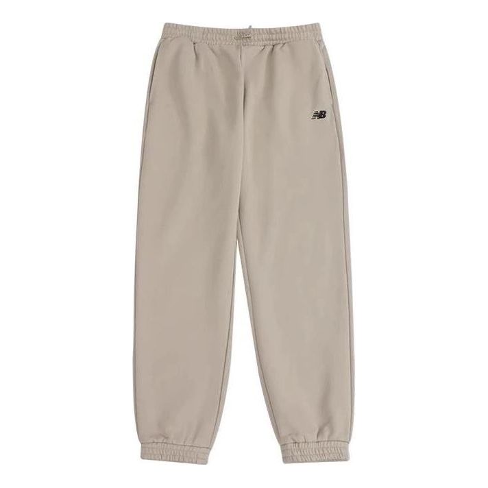 Trenirka New Balance Logo Woven Jogger Pants Bež | MLD43101-LBE