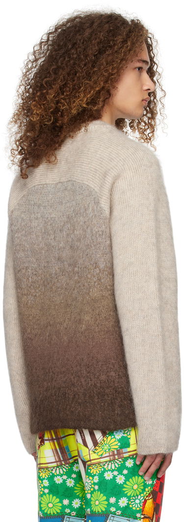 Pleteni pulover ERL Gradient Knit Sweater Rjava | ERL07N201, 2