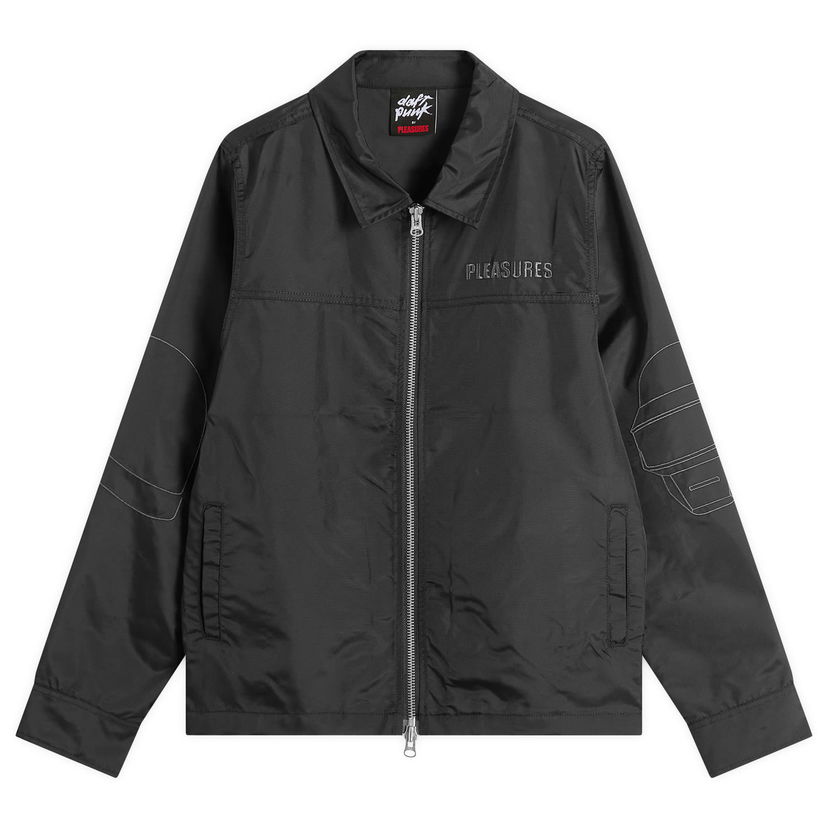 Jakna Pleasures Helmets Nylon Work Jacket, Size Large Črna | P25DP008-BLK