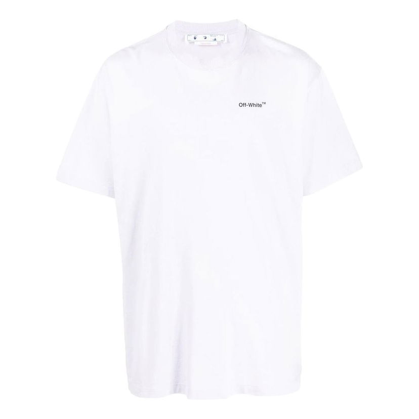 Majica Off-White Off-White Alphabet Logo Short Sleeve T-Shirt Lila | OMAA038F22JER00236103610