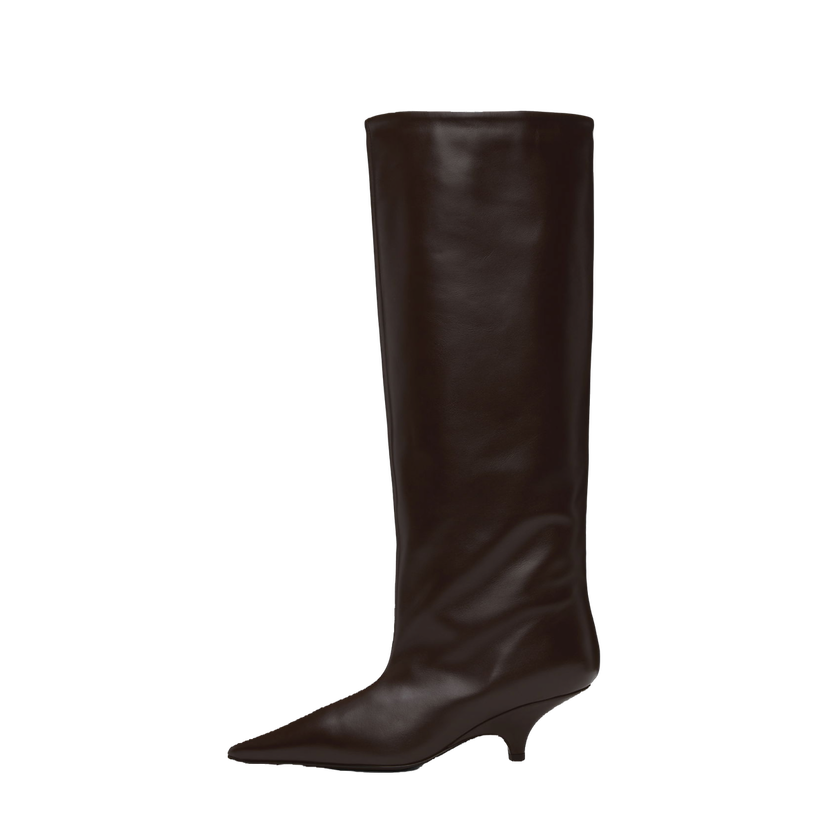 Superge in čevlji TOTEME Wedge-Heel Knee Boots Rjava | 244-WAS0192-LE0014