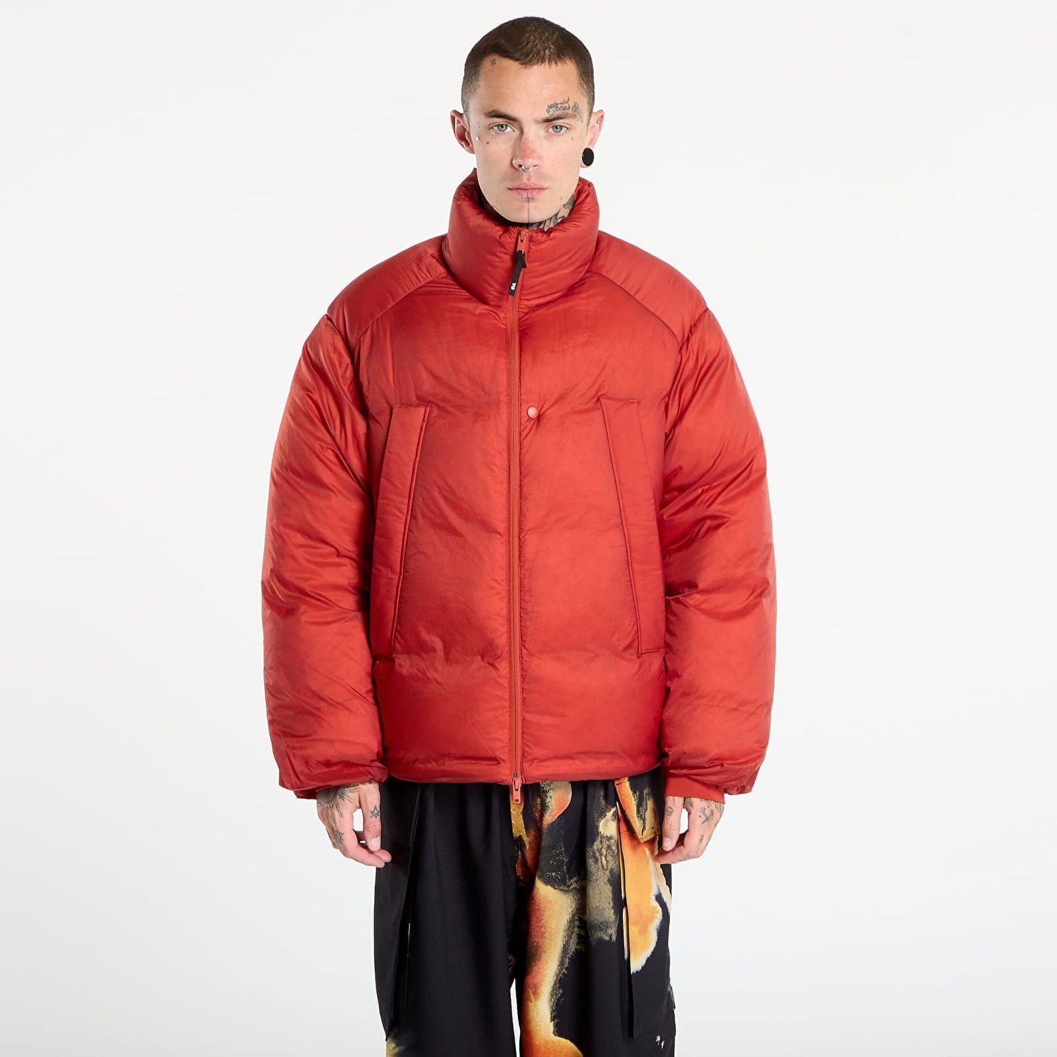 Jakna Y-3 Puff Jacket Tribe Orange Oranžna | KA2360, 0