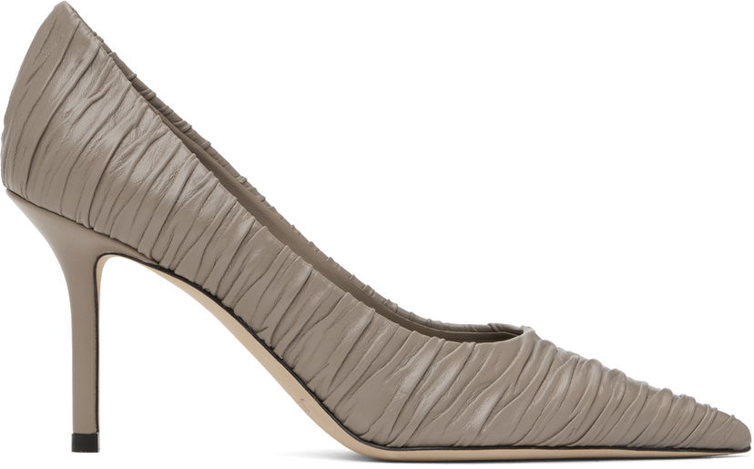 Superge in čevlji Jimmy Choo Jimmy Choo Love 85 Ruched Pumps Siva | LOVE 85