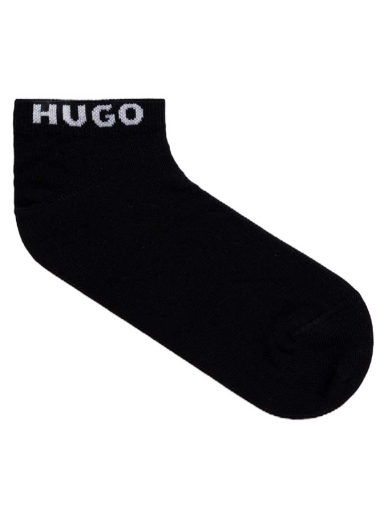 Nogavice BOSS Ankle Socks Logo 3-pack Črna | 50480217