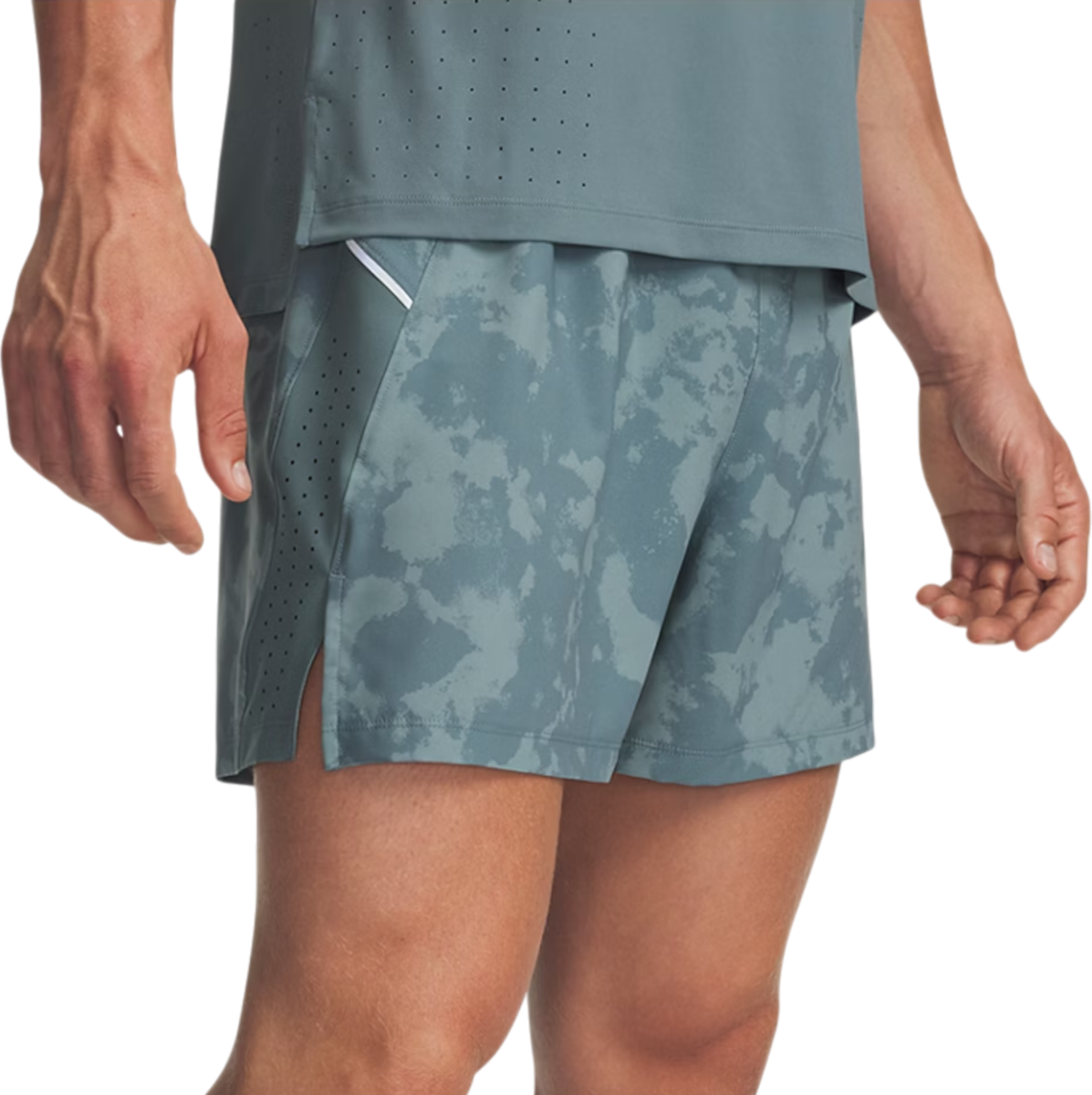 Kratke hlače Under Armour Under Armour Launch Pro Printed 7" Running Shorts Zelena | 6006145-323, 0