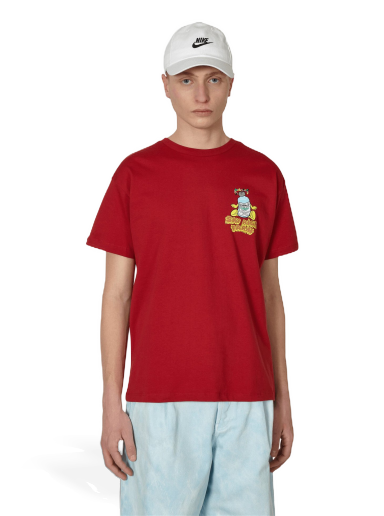 Majica Sky High Farm Flatbush Printed T-Shirt Rdeča | SHF03T002 1