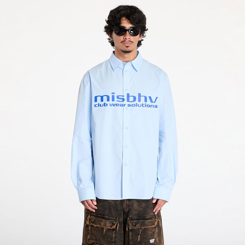 Srajce MISBHV Light Blue Sport Shirt UNISEX Light Blue Modra | 241M136