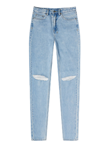 Kavbojke Ksubi Playback Authentik Trashed Denim Jeans Modra | WCO23DJ002