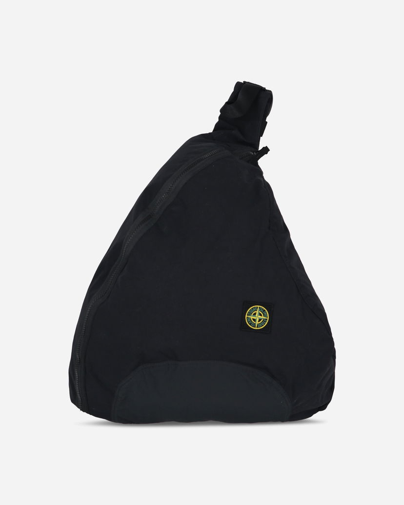 Torba za čez ramo Stone Island Aluminium Tela Crossbody Bag Črna | K2S15-9200020-S0257 V0029
