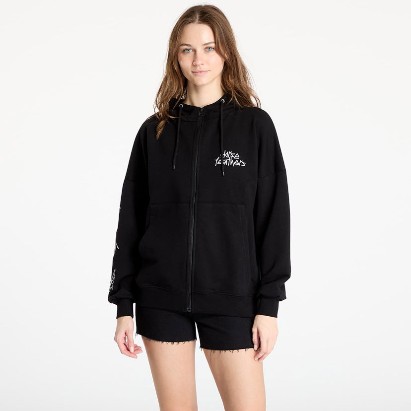 Pulover Horsefeathers Horsefeathers Sima Zip Hoodie Črna | SW930A
