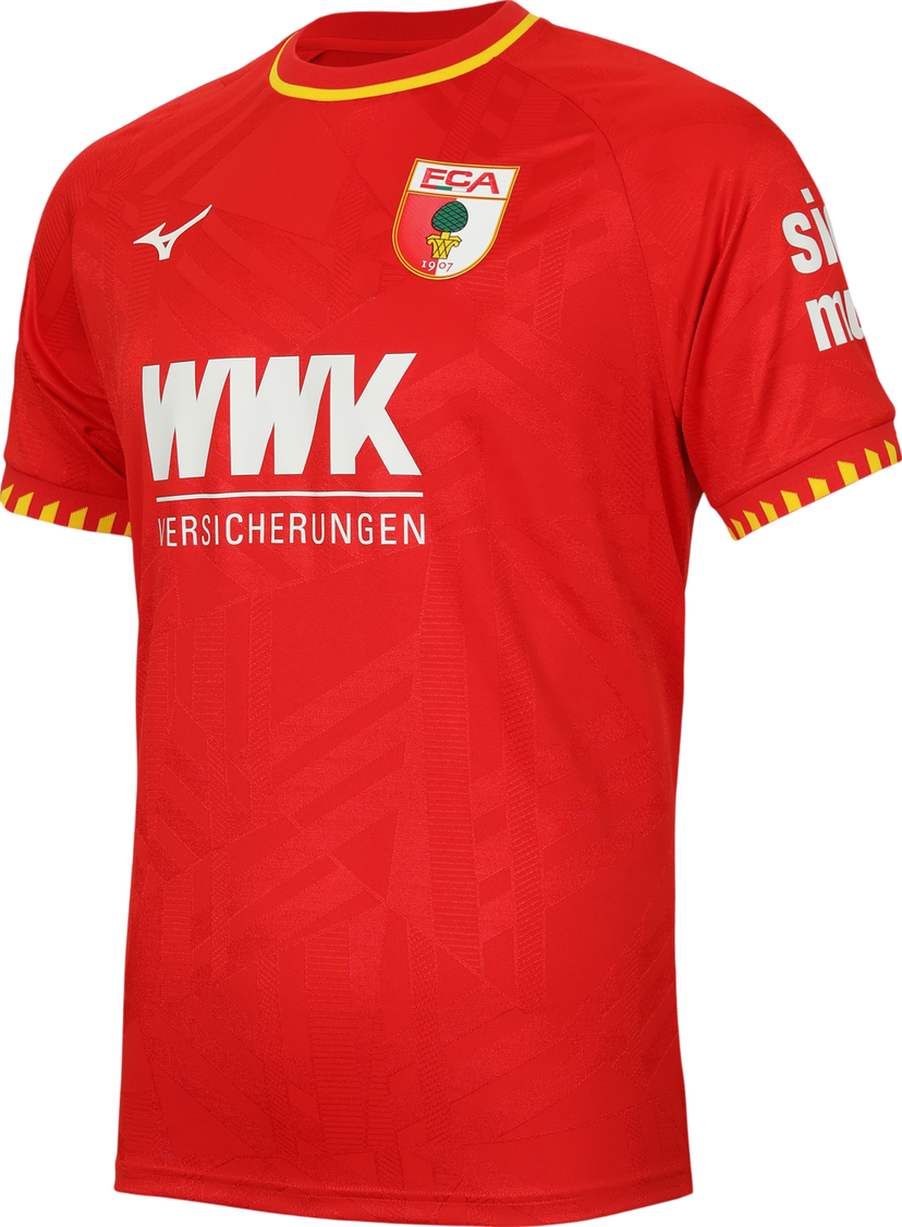 Dres Mizuno Mizuno FC Augsburg Away Jersey 2025/26 Rdeča | p2gacx11-52