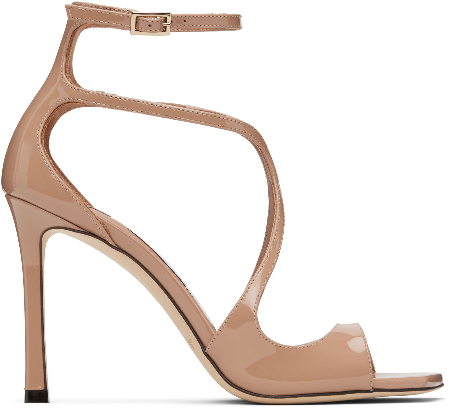 Modni dodatki Jimmy Choo Jimmy Choo Azia 95 Heeled Sandals Bež | AZIA 95, 0