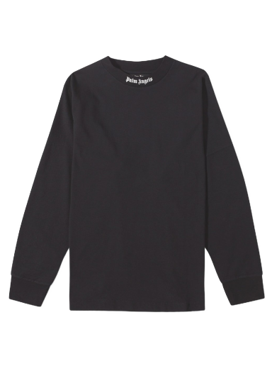 Majica Palm Angels Logo Mock Neck Tee Črna | PMAB001C99JER0041001
