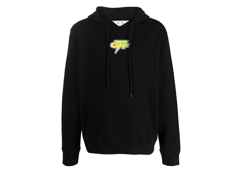 Pulover Off-White Degrade Thund Skate Arrows Hoodie Črna | OMBB097F22FLE0061070