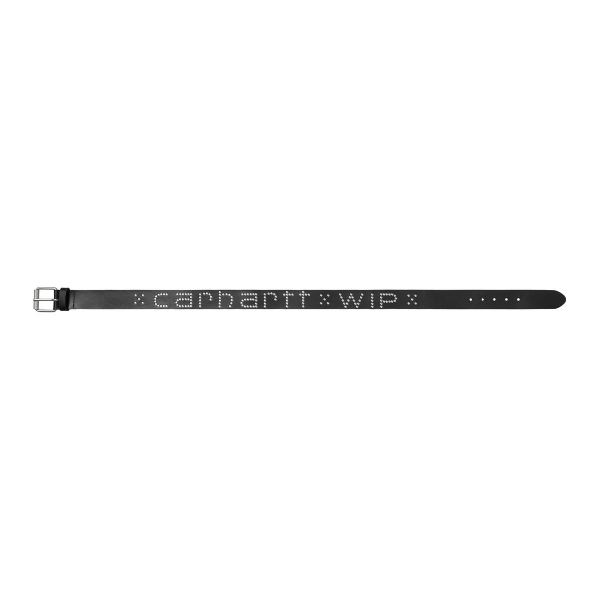 Pasovi Carhartt WIP Black Studded Script Belt Črna | I034422_6, 1