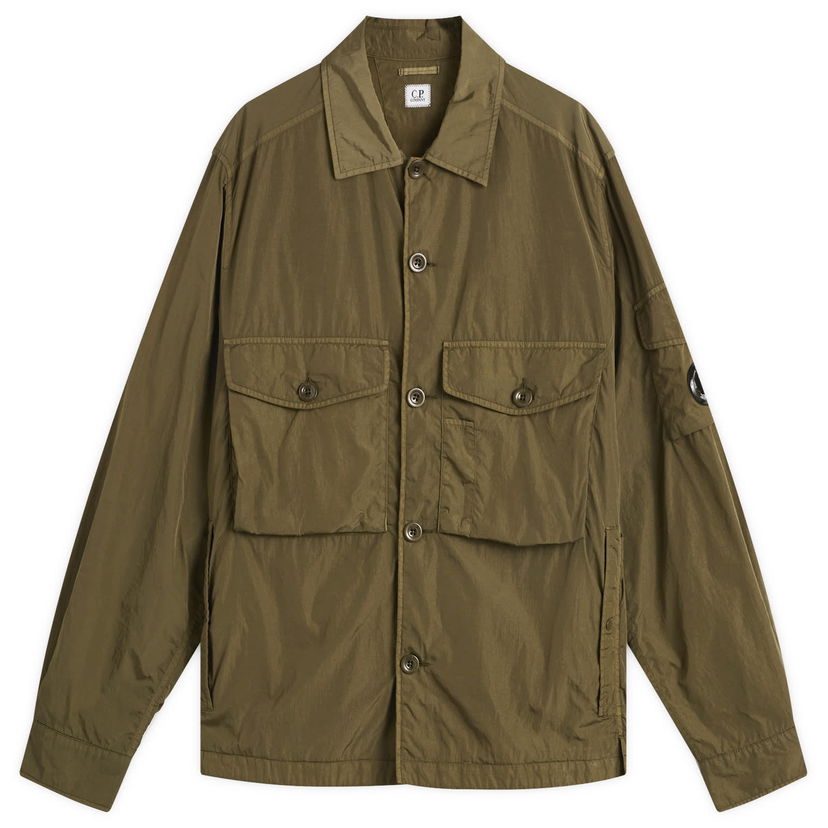Jakna C.P. Company Chrome-R Overshirt Zelena | 19CMOS087A-005904G-683