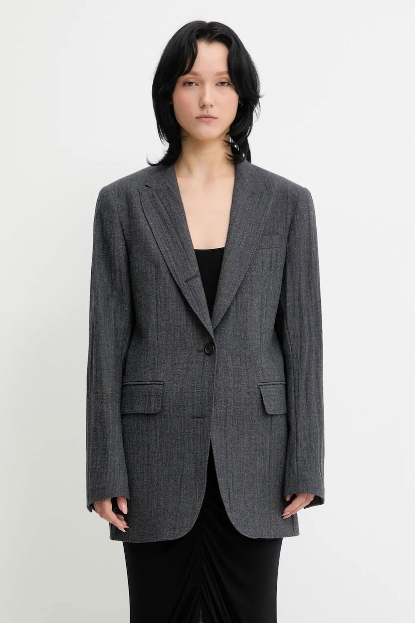 Jakna OUR LEGACY Our Legacy Cutaway Blazer Siva | W4250CS