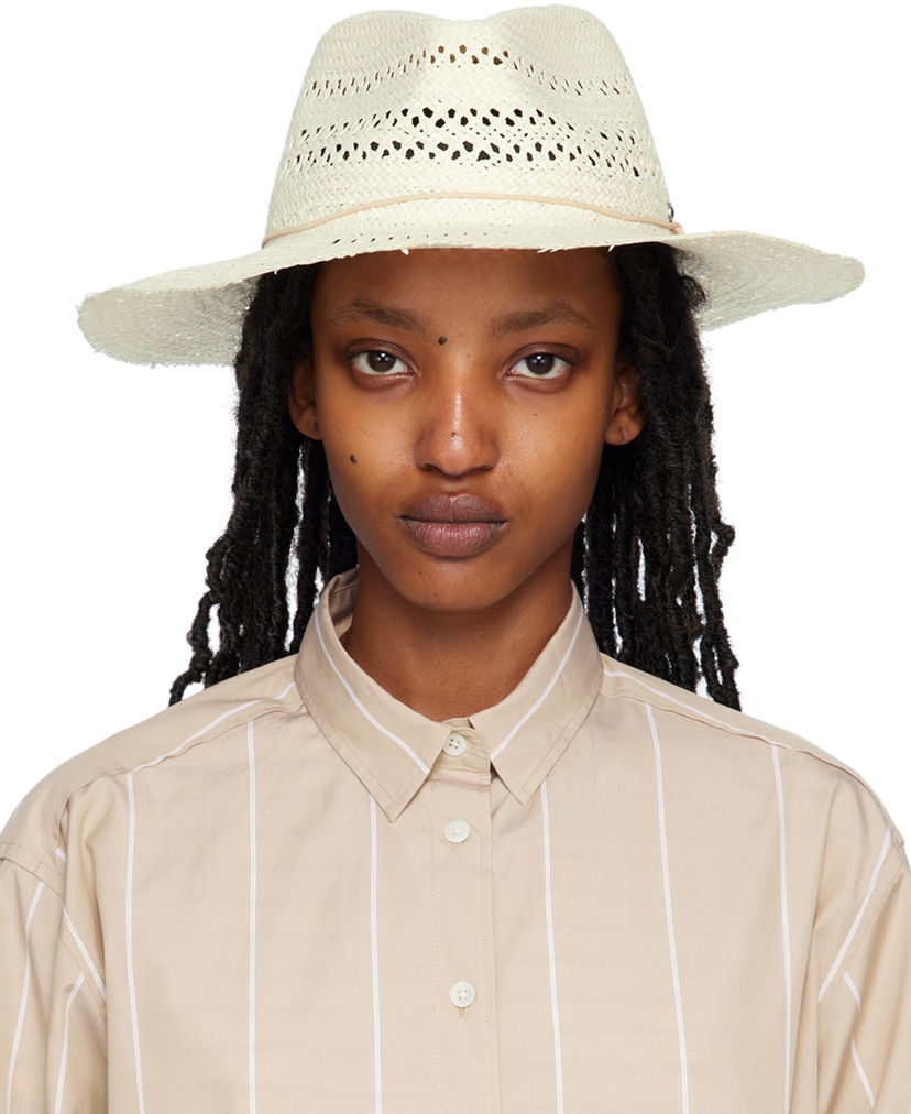 Klobuk rag & bone Elle Perforated Fedora by Bež | WJW23P1007PL07