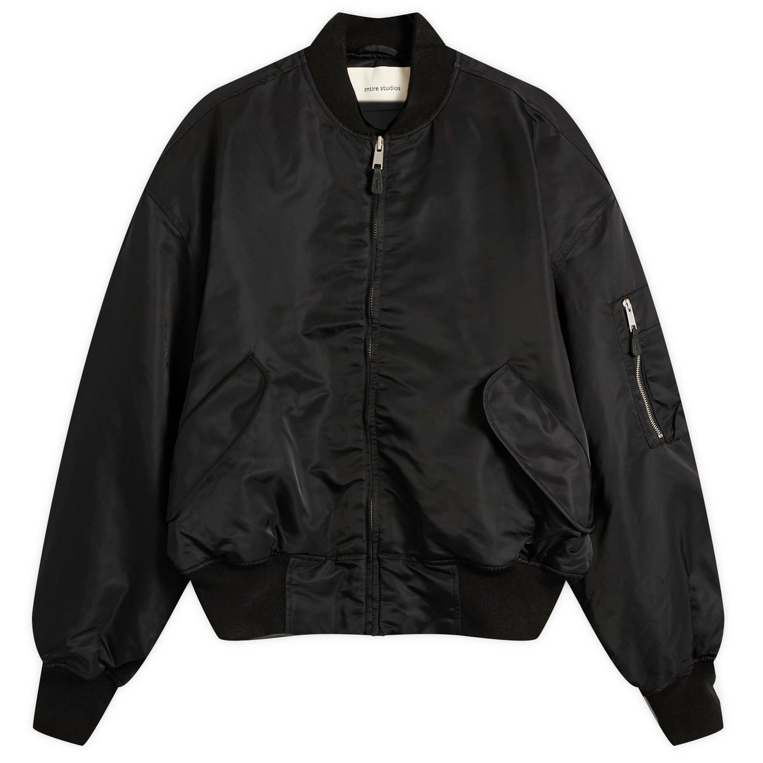 Bomber jakna Entire Studios Broad Bomber Jacket, Size Large Črna | ESU-W25-1044-OI, 0