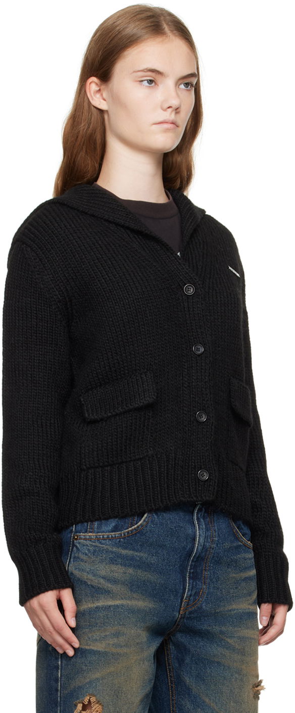 Pleteni pulover We11done Sailor Knit Cardigan Črna | WD-KC2-24-632-W-BK, 1