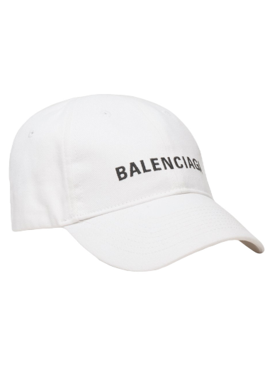 Kapa Balenciaga Logo Cap Bela | 529192410B29060