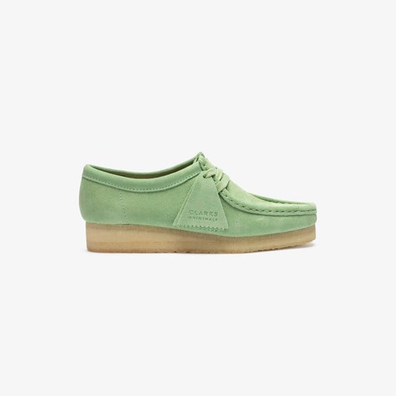 Superge in čevlji Clarks Wallabee W Zelena | 26169919, 0