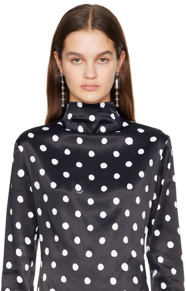 Uhani Marc Jacobs Marc Jacobs The Monogram Ball Chain Earrings Kovinski | 2S4JER001J04, 2