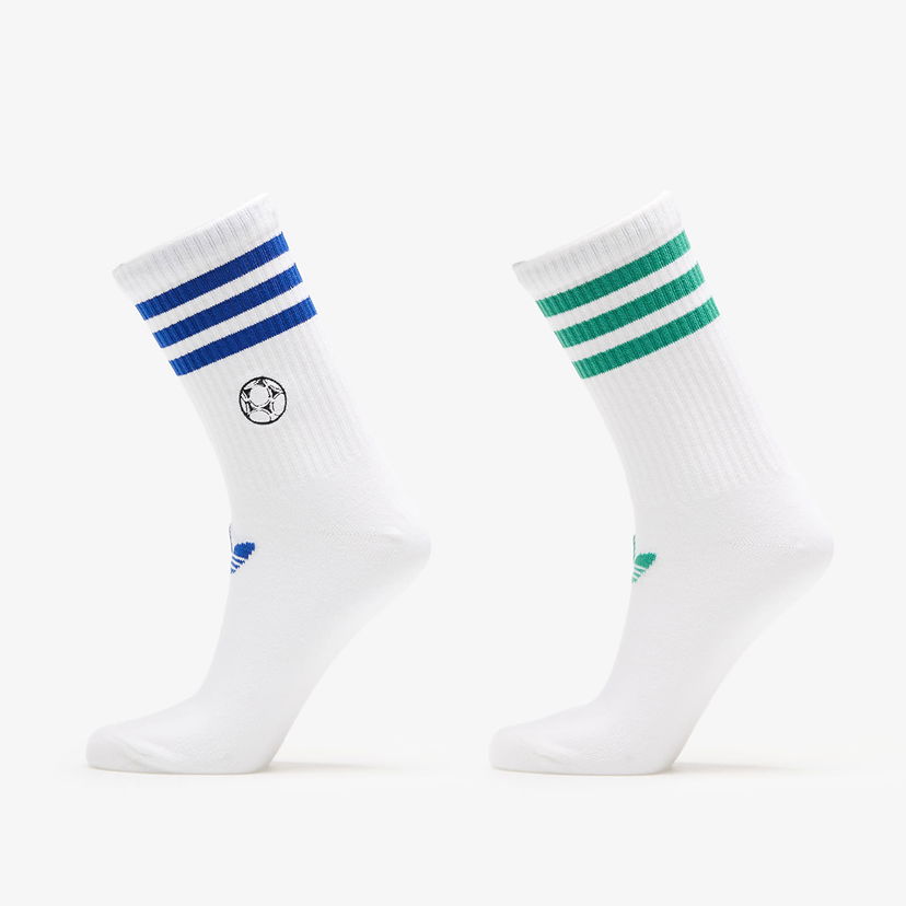 Nogavice adidas Originals Football Crew Socks 2-Pack Bela | JW2986