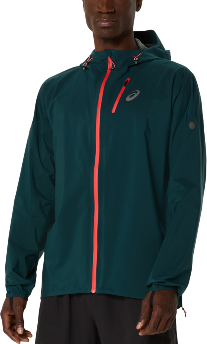 Vetrovka Asics Fujitrail Elite Waterproof Jacket Zelena | 2011d265-300