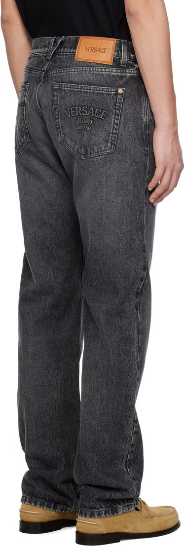 Kavbojke Versace Versace Stonewashed Jeans Črna | 1018911_1A13597, 2