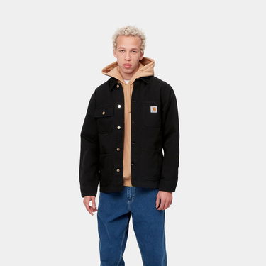 Plašči Carhartt WIP Michigan Coat (Summer) "Black rinsed" Črna | I031519_00E_02, 0