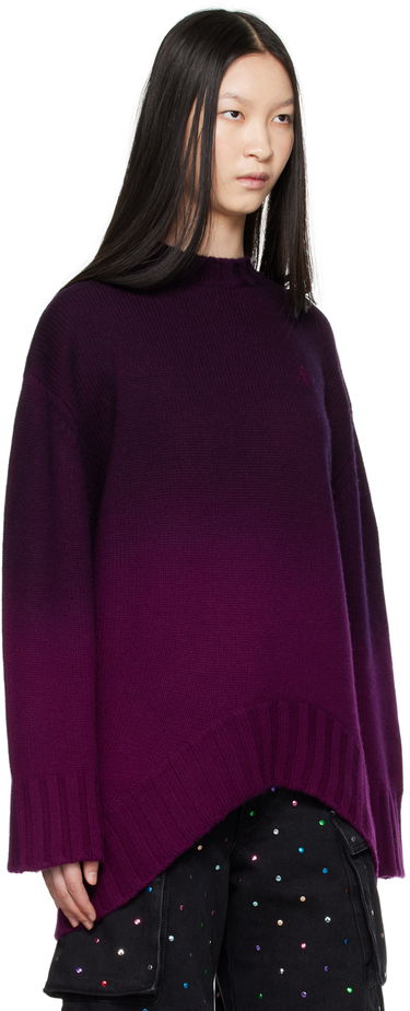 Pleteni pulover The Attico Attico Gradient Wool Sweater Lila | 248WCA360 KW046, 1