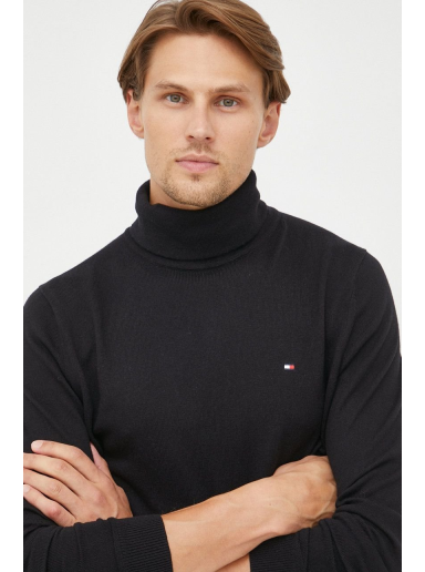 Pleteni pulover Tommy Hilfiger Sweater Črna | MW0MW28048.9BYY