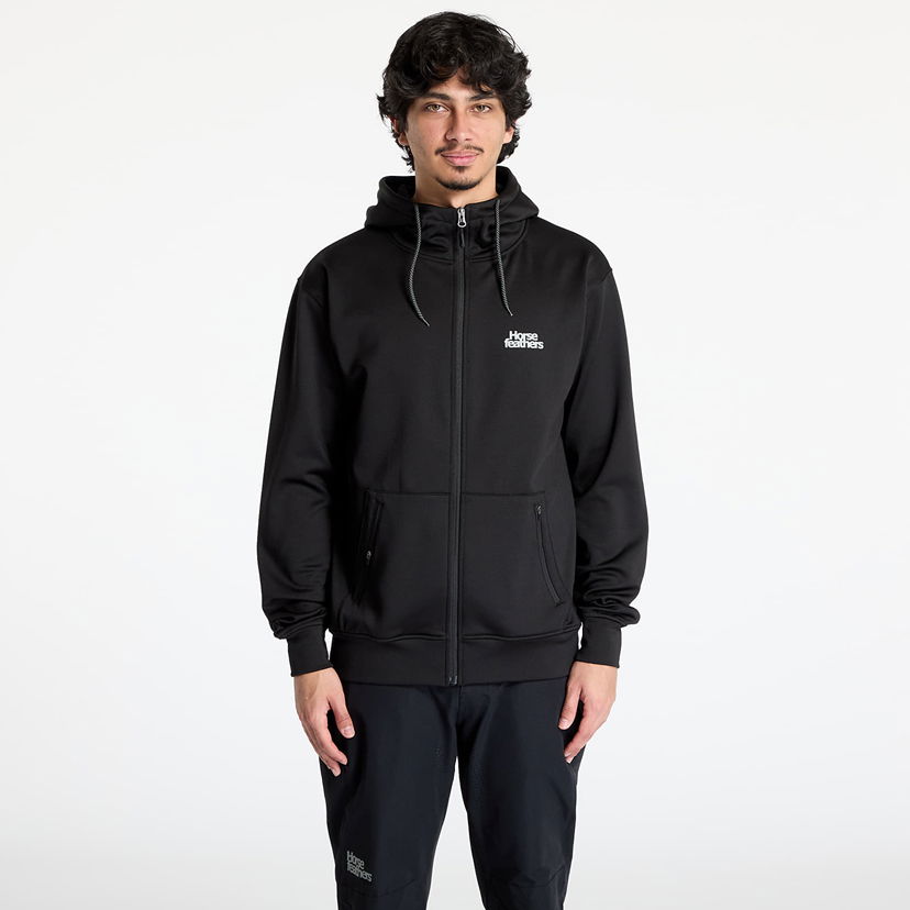 Pulover Horsefeathers Horsefeathers Callum Hoodie Črna | TM077A